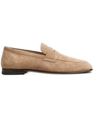 Tod's レザーローファー - ナチュラル