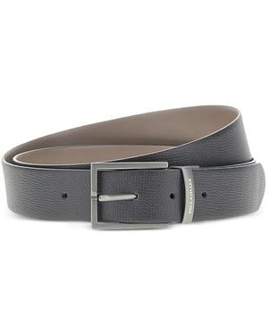 Paul & Shark Reversible Leather Belt - Grey
