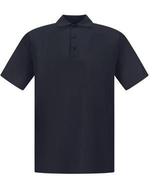 Herno Short-Sleeve Polo Shirt - Blue