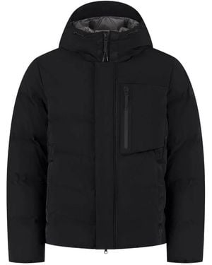 Parajumpers Logo-Patch Hooded Jacket - Black