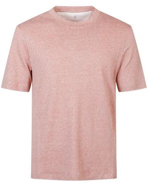 Brunello Cucinelli T-Shirts - Pink