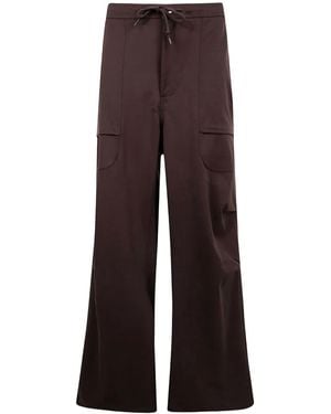 Entire studios Pantalones con bolsillo con solapa - Marrón