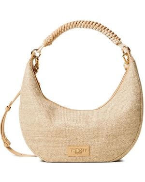 Twinset Twisted Tote Bag - Natural