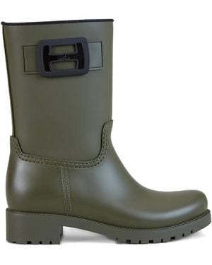 Hogan Mid-Calf Rain Boots - Green