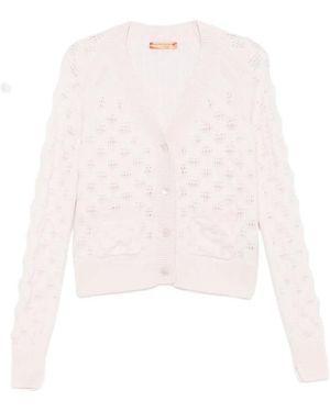 Ermanno Scervino Cardigan Mit V-Ausschnitt - Weiß