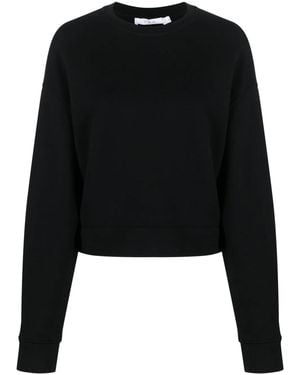 IRO Logo-Print Cotton Sweatshirt - Black