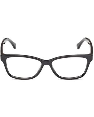 Max Mara Eyewear Lunettes De Vue À Monture Rectangulaire - Black