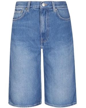 Samsøe & Samsøe Shorts Denim Sarebecca - Blu