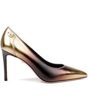 Dee Ocleppo 76Mm Santorini Court Shoes - Metallic