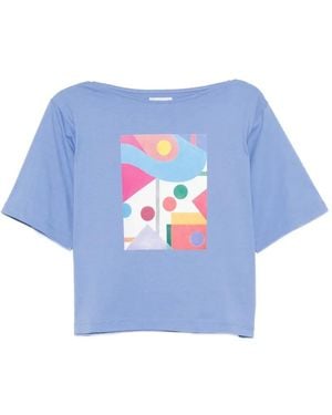 agnès b. Ocean T-Shirt - Blue