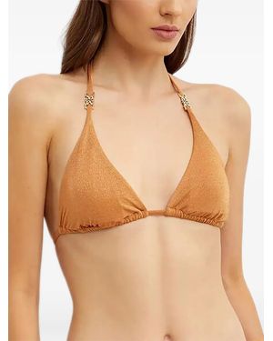 Max Mara Alea Bikinitop Met Triangel Cup - Naturel