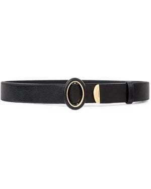 Givenchy Sculpted Gem Leather Belt - White