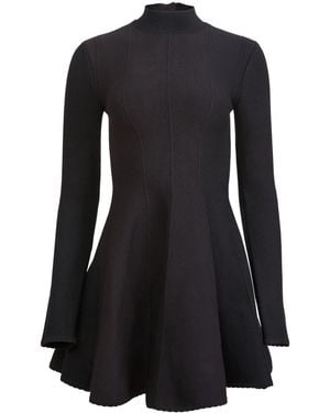 Fleur du Mal Corset Knitted Bodycon Dress - Black