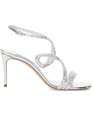 Casadei Josephine Julia Strap Sandals - White