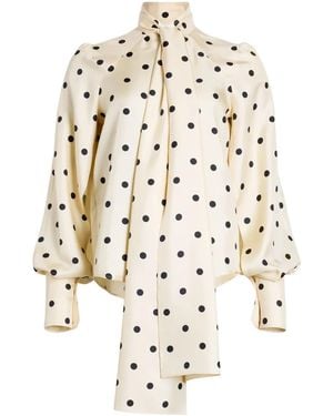 Patou Lavallière Blouse - Natural