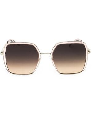 BOSS Square-Frame Sunglasses - Pink