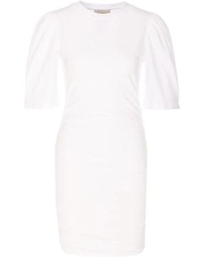 Isabel Marant Mylda Ruched Mini Dress - White