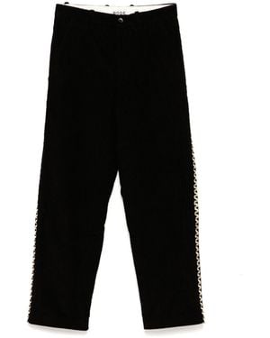 Bode Bandstand Standard Trousers - Black