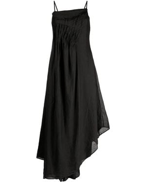Marc Le Bihan Asymmetric Long Dress - Black
