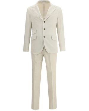 Brunello Cucinelli Traje de pana - Neutro