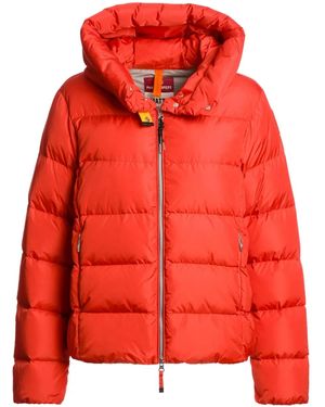 Parajumpers Hooded Puffer Jacket - Red