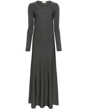 Mrz Lurex Flared Dress - Grey