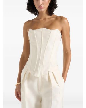 Manière De Voir Tailored Corset - White