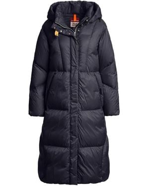Parajumpers Liu Hooded Quilted Down Coat - Blue