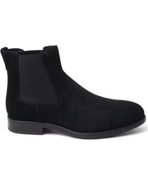 Tod's Suede Chealsea Boots - Black
