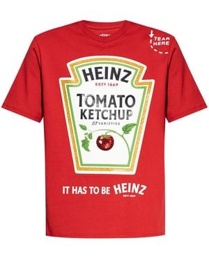 Kate Spade Heinz-print Cotton T-shirt - Red