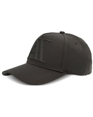 ARMANI EXCHANGE Cappello Da Baseball Con Logo Goffrato - Nero
