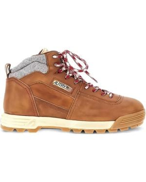 Autry Lace-Up Hiking Boots - Brown
