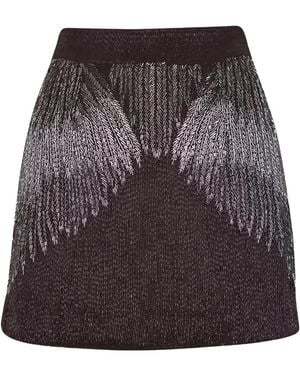 Twp Minniest Print Skirt - Purple