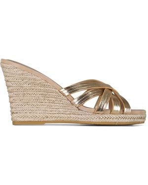Veronica Beard Phylina Crossover-Strap Espadrilles - Natural