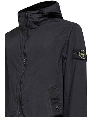 Stone Island Light Jackets - Black