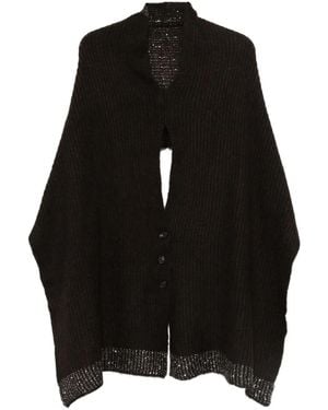 D.exterior Button-Down Embellished Coat - Black