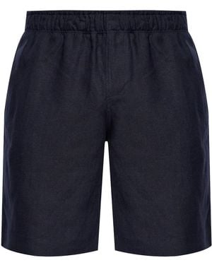 Zadig & Voltaire Shorts aus Leinen - Blau