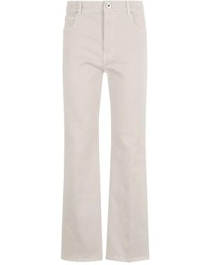 Weekend by Maxmara Jean Bootcut À Poches Multiples - Blanc