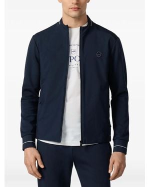 Hackett Hs Tech Track Zip-Up Sweatshirt - Blue