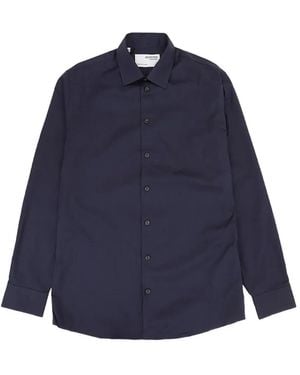 SELECTED Camicia A Maniche Lunghe - Blu