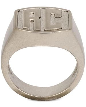 Roberto Cavalli Rc-monogram Signet Ring - White
