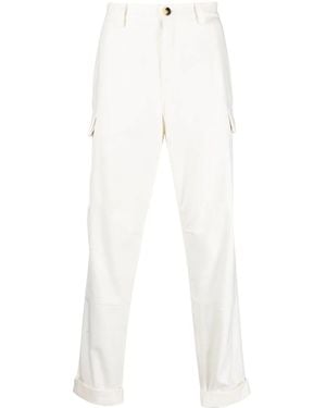 Brunello Cucinelli Cream Relaxed Cargo Pants - White