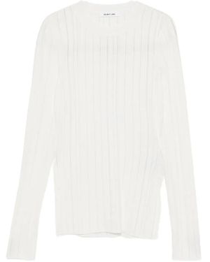 Helmut Lang Ribbed Top - White