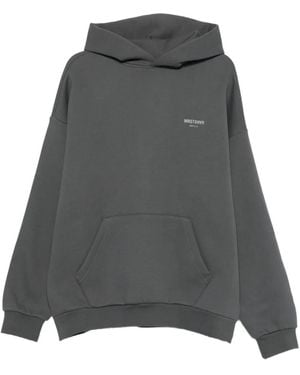 WRSTBHVR Micah V2 Logo-Print Hoodie - Gray