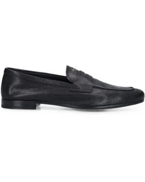 Prada Logo-Print Leather Loafers - White