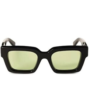 Off-White c/o Virgil Abloh Arrows Square-Frame Sunglasses - Green