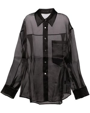 JNBY Organza Oversized Shirt - Black