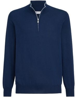 メンズ Brunello Cucinelli ジップ付きセーター | オンラインセールは