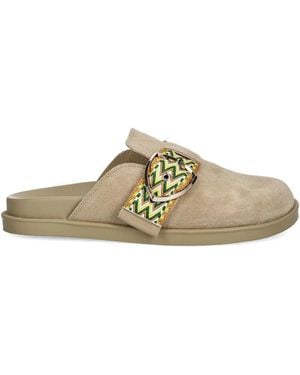 Blauer Glade04 Suede Flat Mules - Multicolor