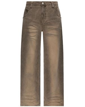 MISBHV Jeans A Gamba Ampia - Neutro